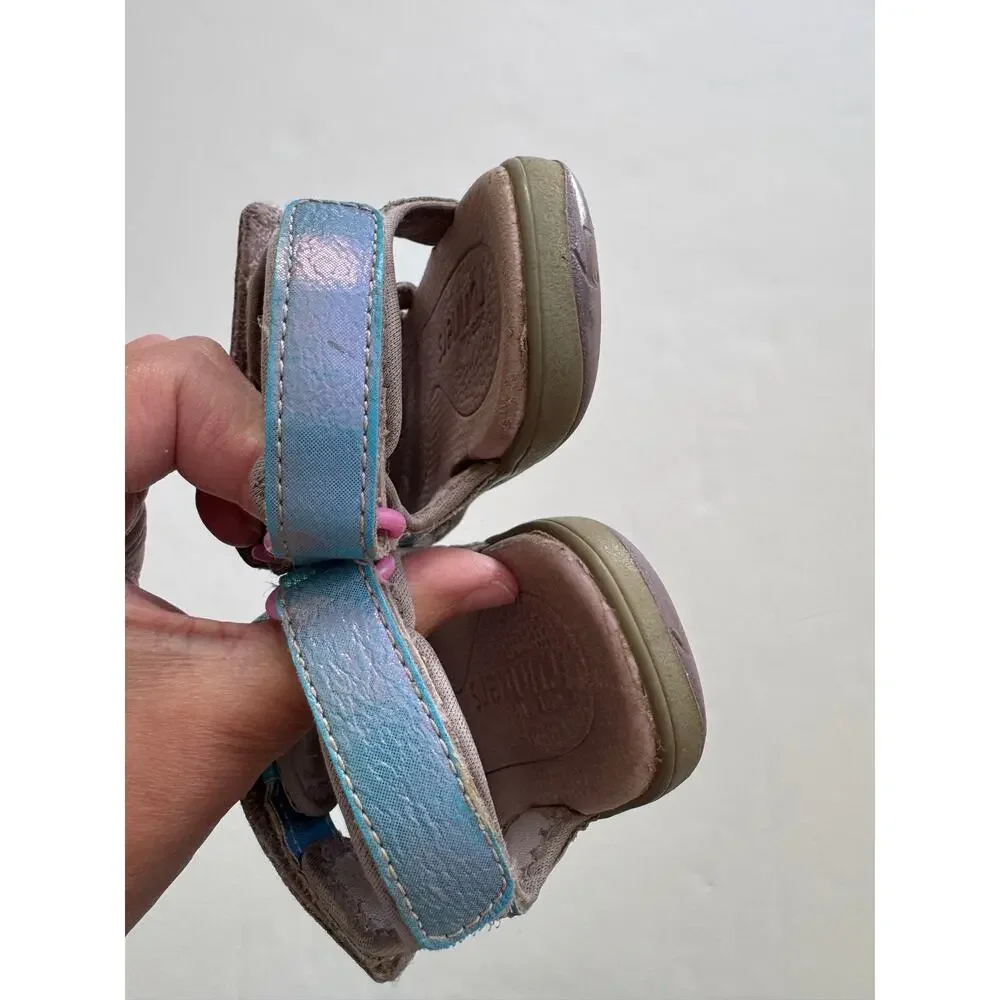 See Kai Run Paley II sandals in iridescent blue